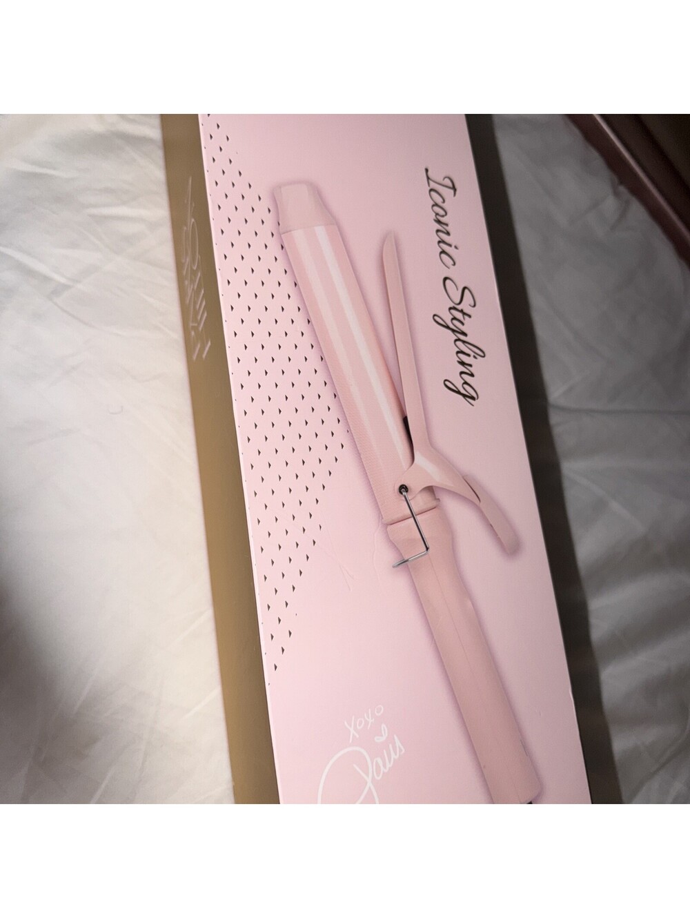 Paris Hilton pink 1.5 in curling iron ceramic coated barrel - Picture 7 of 8
